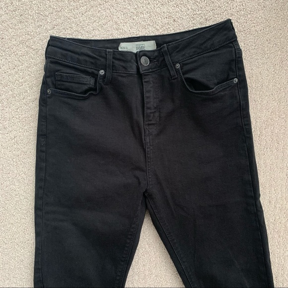 Topshop Jamie Knee Rip Jeans - Picture 4 of 7